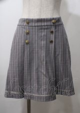 axes femme / ダブルボタンキュロット  グレー Y-25-07-12-107-AX-PA-SZ-ZY