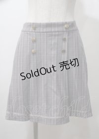 axes femme / ダブルボタンキュロット  グレー Y-25-07-12-107-AX-PA-SZ-ZY