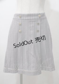 画像1: axes femme / ダブルボタンキュロット  グレー Y-25-07-12-107-AX-PA-SZ-ZY
