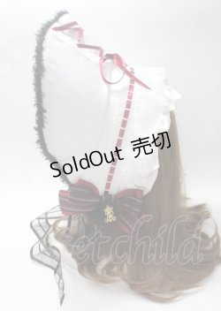 画像2: ALICE and the PIRATES / 気ままなKittyのボンネット  白 Y-25-07-12-015-PA-AC-SZ-ZY