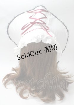 画像3: ALICE and the PIRATES / 気ままなKittyのボンネット  白 Y-25-07-12-015-PA-AC-SZ-ZY