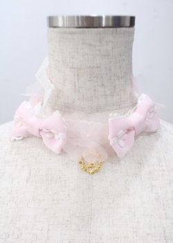 画像1: BABY,THE STARS SHINE BRIGHT / はるちゃんの花舞うEternal Garden チョーカー  ピンク Y-25-07-12-003-BA-AC-SZ-ZY