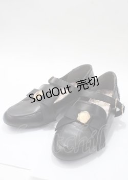 画像1: m petit by misako / NINA'Sコラボパンプス LL 濃黒 Y-25-07-12-020-LO-SH-SZ-ZY