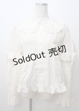 BABY,THE STARS SHINE BRIGHT / 袖取り外しベビードールブラウス  生成り Y-25-07-12-021-BA-BL-AS-ZY