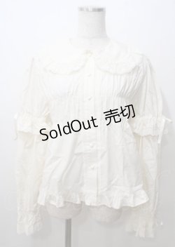 画像1: BABY,THE STARS SHINE BRIGHT / 袖取り外しベビードールブラウス  生成り Y-25-07-12-021-BA-BL-AS-ZY