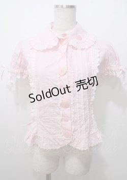 画像1: Angelic Pretty / ピンタックハートボタンブラウス(2008)  ピンク Y-25-07-12-022-AP-BL-SZ-ZY