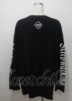 画像2: TRAVAS TOKYO / Clown cat L/S tee/クラウンキャットプリン F ブラック Y-25-07-12-024-PU-TO-SZ-ZY