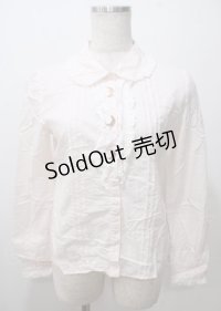 MILK / ムーンブラウス  ベビーピーチピンク Y-25-07-12-027-ML-BL-SZ-ZY