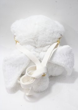 画像2: Angelic Pretty / Milkyベアーぬいぐるみポーチ  白 Y-25-07-12-005-AP-BG-SZ-ZY
