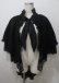 画像1: MARBLE / フィッシュテールマント  黒 Y-25-07-12-033-GO-TO-SZ-ZY (1)
