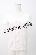 TRALALA / ドット柄レースアップカットソー 0 ピンク Y-25-07-14-032-LO-TO-SZ-ZY