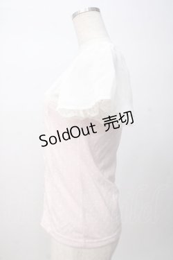 画像2: TRALALA / ドット柄レースアップカットソー 0 ピンク Y-25-07-14-032-LO-TO-SZ-ZY