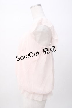 画像2: Penderie / リボンデザインシフォントップス 0 ピンク Y-25-07-14-033-LO-TO-SZ-ZY