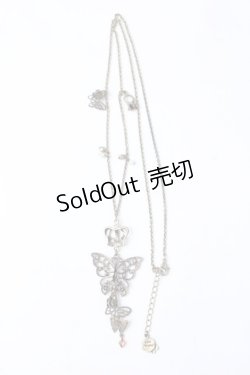画像3: axes femme / 3連蝶モチーフネックレス  アンティークゴールド Y-25-07-14-004-AX-AC-SZ-ZY