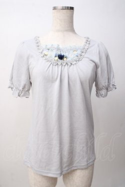 画像1: axes femme / ガーデンインナープルオーバー M サックス Y-25-07-14-038-AX-TS-SZ-ZY