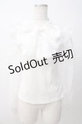 Rojita / ラッフルシアーテレコトップス M 白 Y-25-07-14-045-LO-TO-SZ-ZY