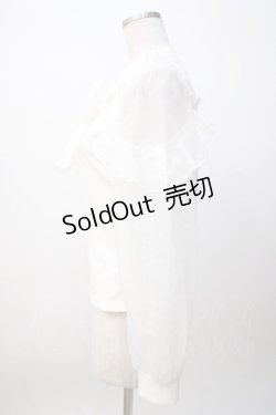 画像2: Rojita / ラッフルシアーテレコトップス M 白 Y-25-07-14-045-LO-TO-SZ-ZY