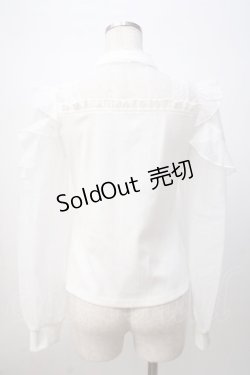 画像3: Rojita / ラッフルシアーテレコトップス M 白 Y-25-07-14-045-LO-TO-SZ-ZY