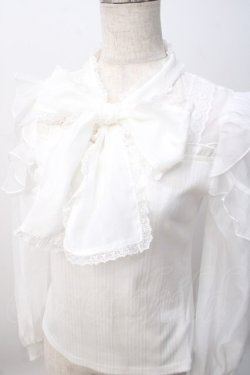 画像4: Rojita / ラッフルシアーテレコトップス M 白 Y-25-07-14-045-LO-TO-SZ-ZY