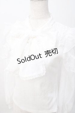 画像4: Rojita / ラッフルシアーテレコトップス M 白 Y-25-07-14-045-LO-TO-SZ-ZY