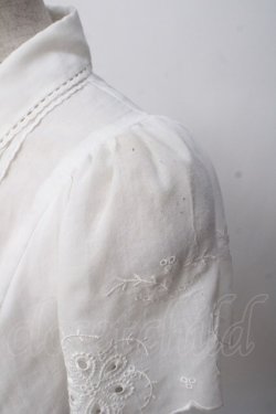 画像4: axes femme POETIQUE / スカラップ刺繍ブラウス M 白 Y-25-07-14-046-AX-BL-SZ-ZY