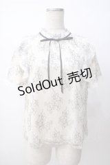 axes femme / 染め分けレースフリルプルオーバー M 生成り Y-25-07-14-047-AX-TO-SZ-ZY