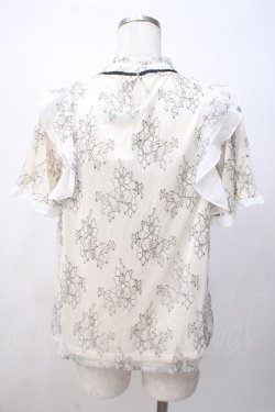 画像3: axes femme / 染め分けレースフリルプルオーバー M 生成り Y-25-07-14-047-AX-TO-SZ-ZY