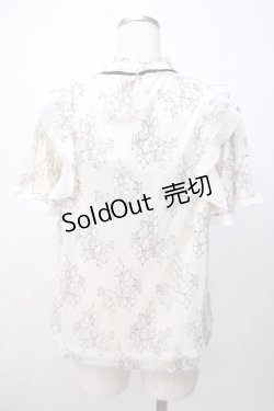 画像3: axes femme / 染め分けレースフリルプルオーバー M 生成り Y-25-07-14-047-AX-TO-SZ-ZY