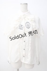 axes femme / ダークロマンティック刺繍ブラウス/Disneyヴィランズ M キナリ Y-25-07-14-049-AX-BL-SZ-ZY