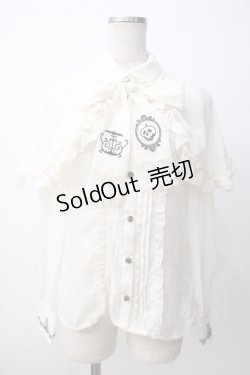 画像1: axes femme / ダークロマンティック刺繍ブラウス/Disneyヴィランズ M キナリ Y-25-07-14-049-AX-BL-SZ-ZY