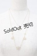 axes femme / 雪の結晶ネックレス  ゴールド Y-25-07-14-006-AX-AC-SZ-ZY