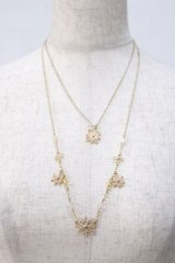 axes femme / 雪の結晶ネックレス  ゴールド Y-25-07-14-006-AX-AC-SZ-ZY