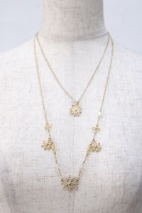 axes femme / 雪の結晶ネックレス  ゴールド Y-25-07-14-006-AX-AC-SZ-ZY