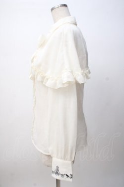 画像2: axes femme / ダークロマンティック刺繍ブラウス/Disneyヴィランズ M キナリ Y-25-07-14-049-AX-BL-SZ-ZY
