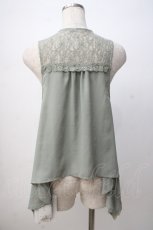 画像3: axes femme / ドレープベスト M カーキ Y-25-07-14-058-AX-TO-SZ-ZT525 (3)