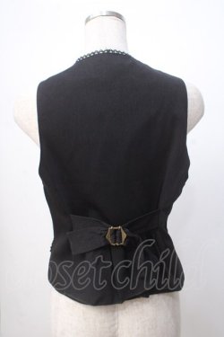 画像3: axes femme / 音楽柄刺繍ベスト M 黒 Y-25-07-14-060-AX-JA-SZ-ZY