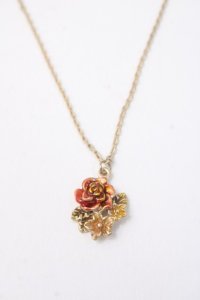 axes femme / プチバラポイントネックレス  ゴールド Y-25-07-14-007-AX-AC-SZ-ZY