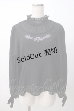 画像1: axes femme POETIQUE / ディズニーヴィランズ/ブラウス M 黒 Y-25-07-14-068-AX-BL-SZ-ZY