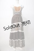 TRALALA / 花柄切替ロングワンピース 0 ブラウン Y-25-07-14-078-LO-OP-SZ-ZI