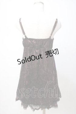 画像2: TRALALA / ドットシフォンベロアキャミワンピース 0 ブラウン Y-25-07-14-079-LO-OP-SZ-ZY