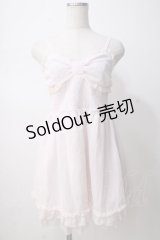 TRALALA / ドットリボンキャミワンピース 0 ピンク Y-25-07-14-080-LO-OP-SZ-ZY