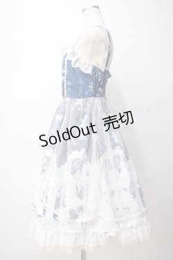 画像2: 逗醤 / 天使柄ジャンパースカート  紺 Y-25-07-14-082-LO-OP-SZ-ZY
