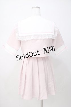 画像3: DearMyLove / レースフリルリボン学園ワンピース L ピンク Y-25-07-14-089-EL-OP-SZ-ZY