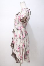 画像2: axes femme / 花柄カシュクールワンピース M 生成 Y-25-07-14-091-AX-OP-SZ-ZT475 (2)