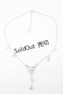 画像3: axes femme / バラチャーム付き蝶ネックレス  ラベンダー Y-25-07-14-001-AX-AC-SZ-ZY