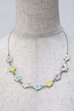 画像1: axes femme / お花モチーフネックレス   Y-25-07-14-011-AX-AC-SZ-ZY