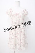 L'EST ROSE / 花柄シフォンワンピース 2 生成り Y-25-07-14-092-LO-OP-SZ-ZY