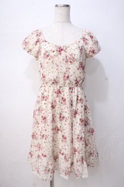 画像1: L'EST ROSE / 花柄シフォンワンピース 2 生成り Y-25-07-14-092-LO-OP-SZ-ZY