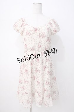 画像1: L'EST ROSE / 花柄シフォンワンピース 2 生成り Y-25-07-14-092-LO-OP-SZ-ZY