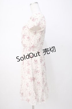 画像2: L'EST ROSE / 花柄シフォンワンピース 2 生成り Y-25-07-14-092-LO-OP-SZ-ZY